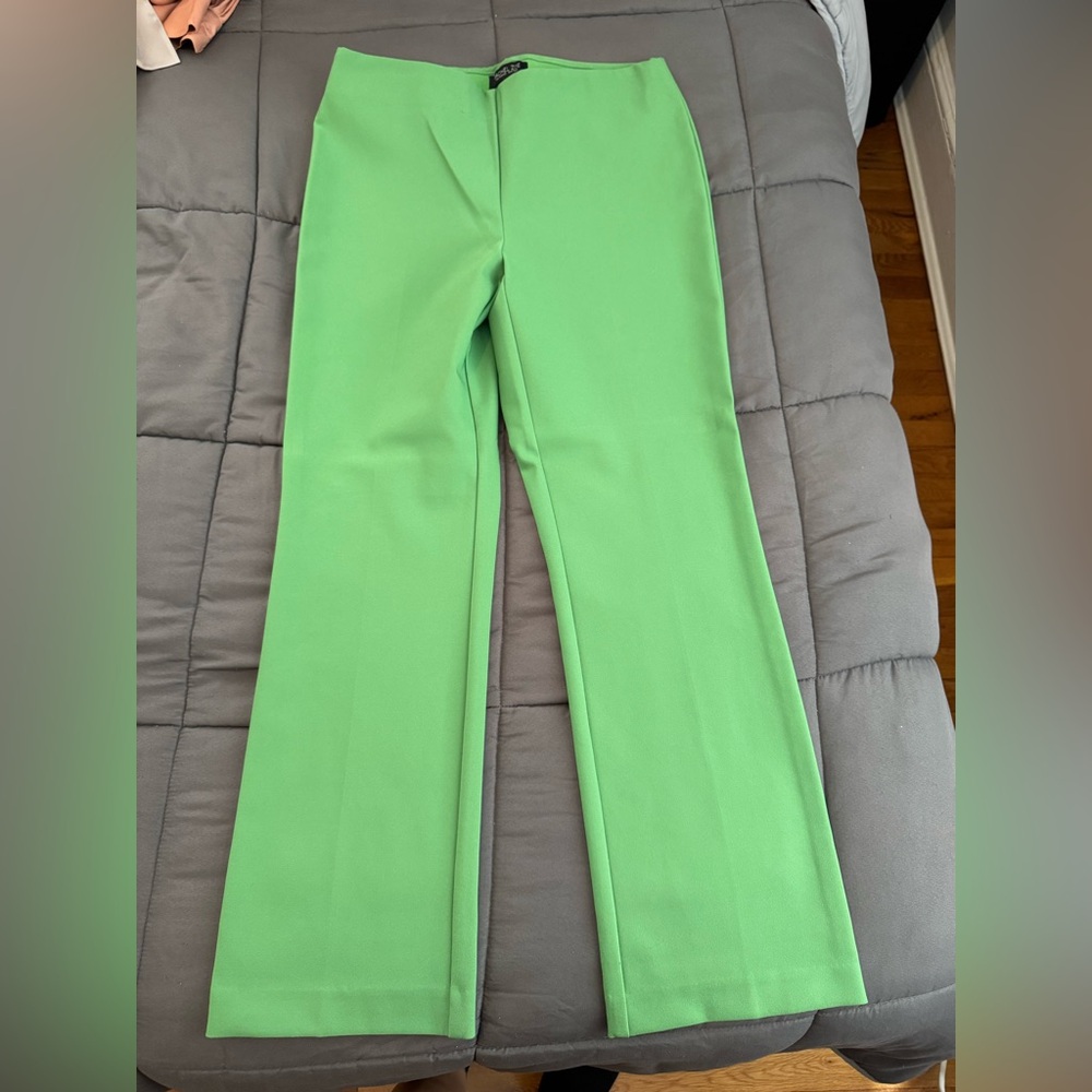 Rachel Zoe Green Straight Leg Pants